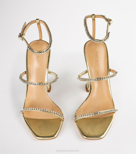 Bling Heels| de Tony Bianco Frauen Skye-Heels Gold-Nappa-Metallic 4624312